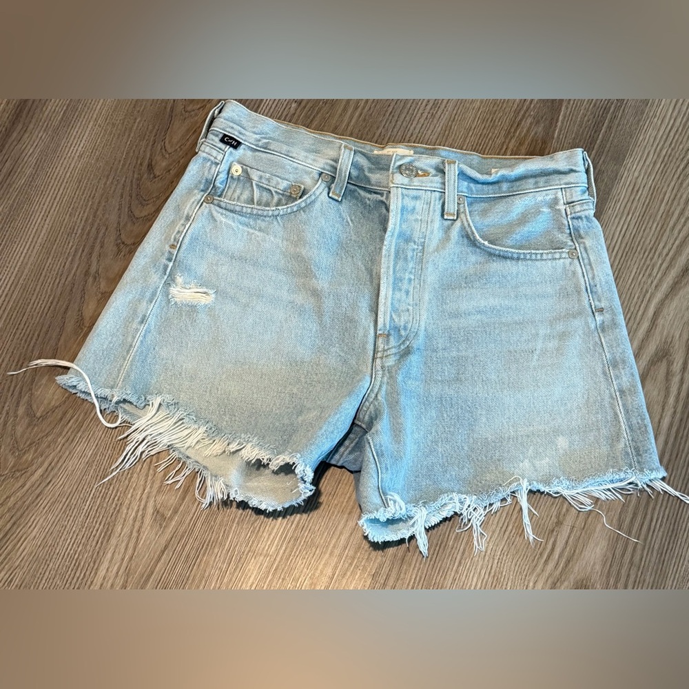Citizens Of Humanity Light Blue Jean Shorts